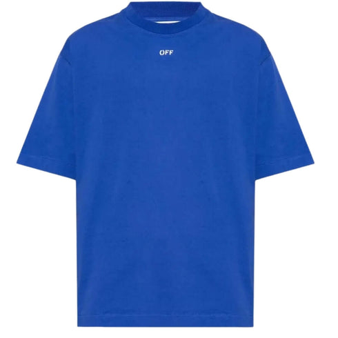 Off White Mens T-Shirt OMAA120F23JER0016901 Blue